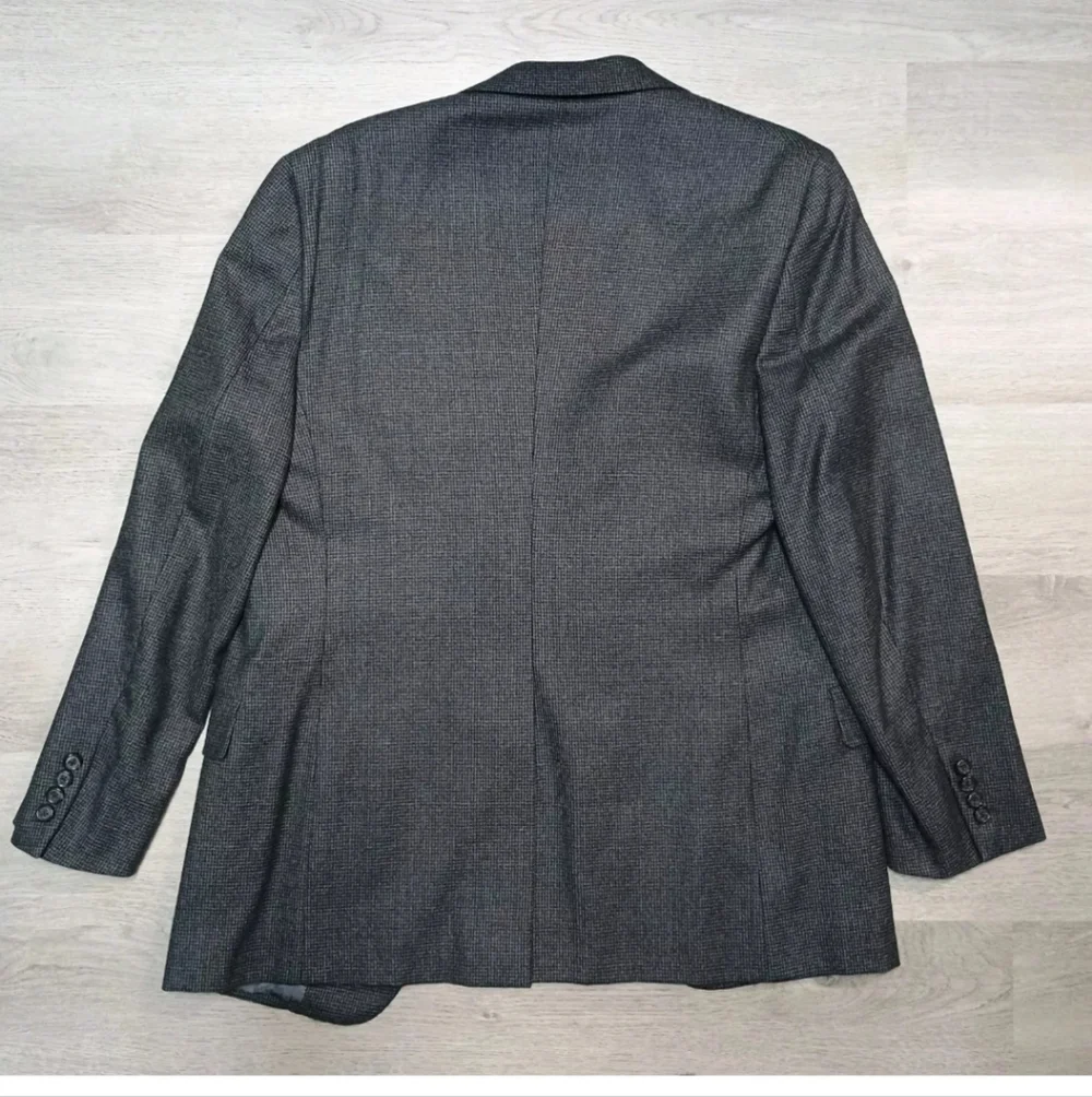 Hickey Freeman Nordstrom Mens Wool Sport Coat Blazer Jacket Houndsooth 41 Reg